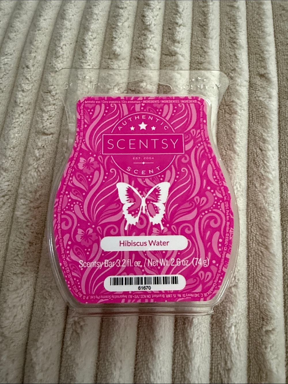 Scentsy Hibiscus Water Wax Bar